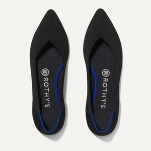 Rothys Black Point Flats